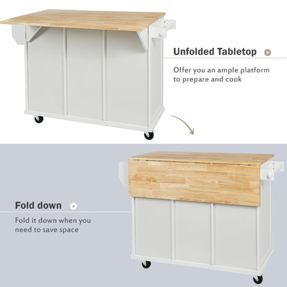 Kitchen Island Cart White