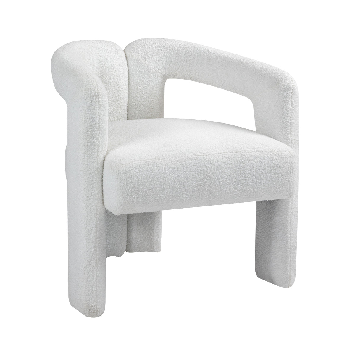 Teddy Fabric Dining Chair – Beige