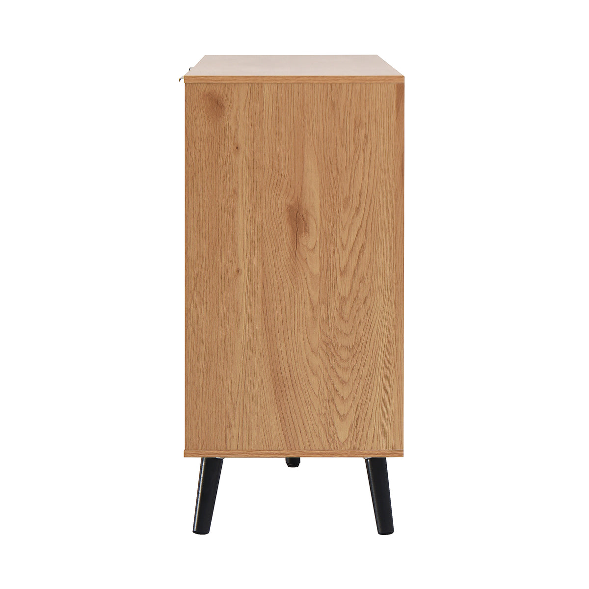 Side Panel Buffet Cabinet with Storage and Double Doors