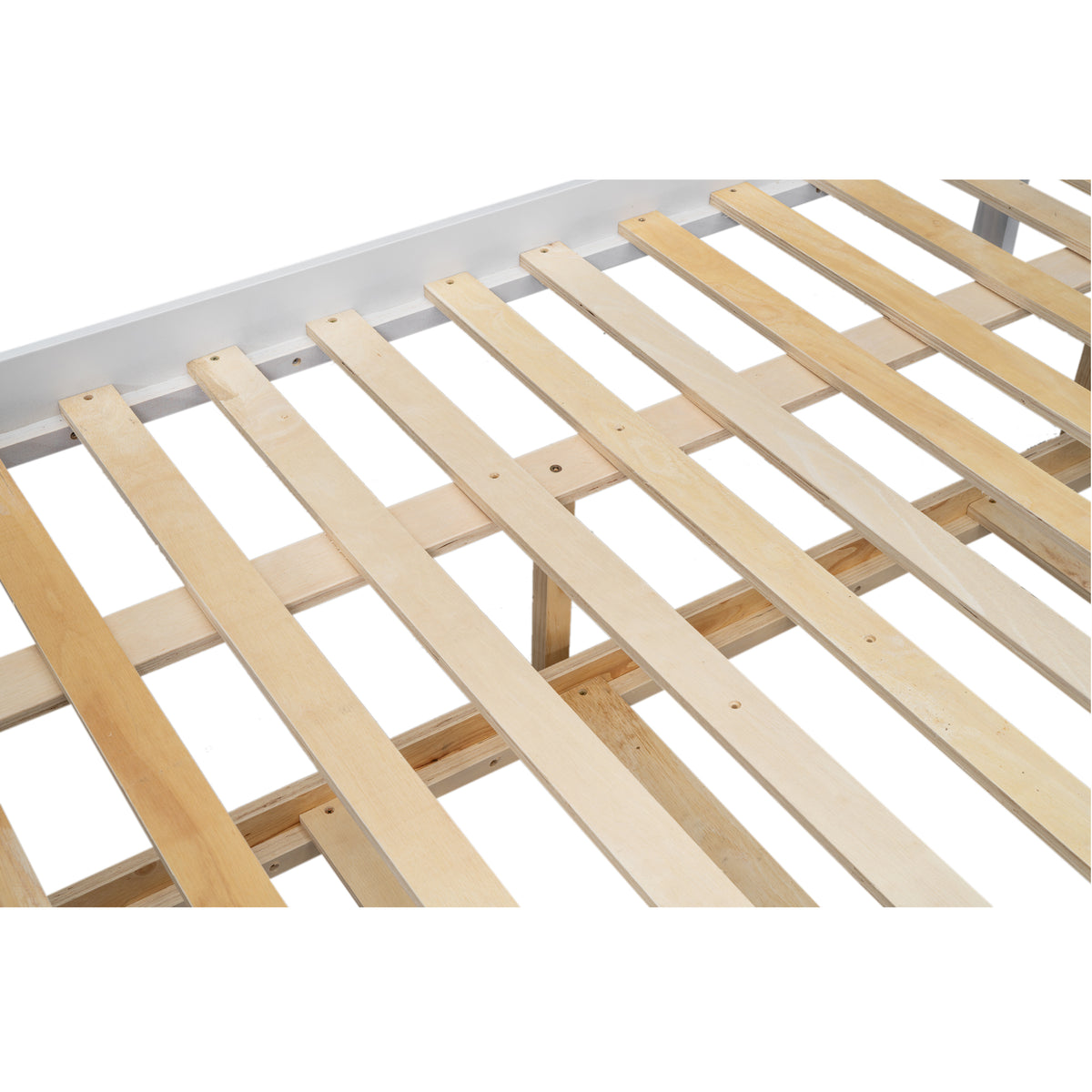 Twin-Full Bunk Bed with Trundle – White