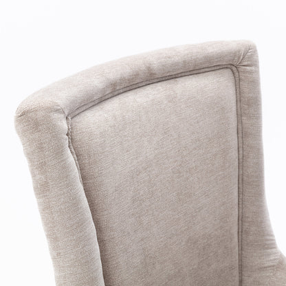 Ultra Side Dining Chairs Set of 2 Beige