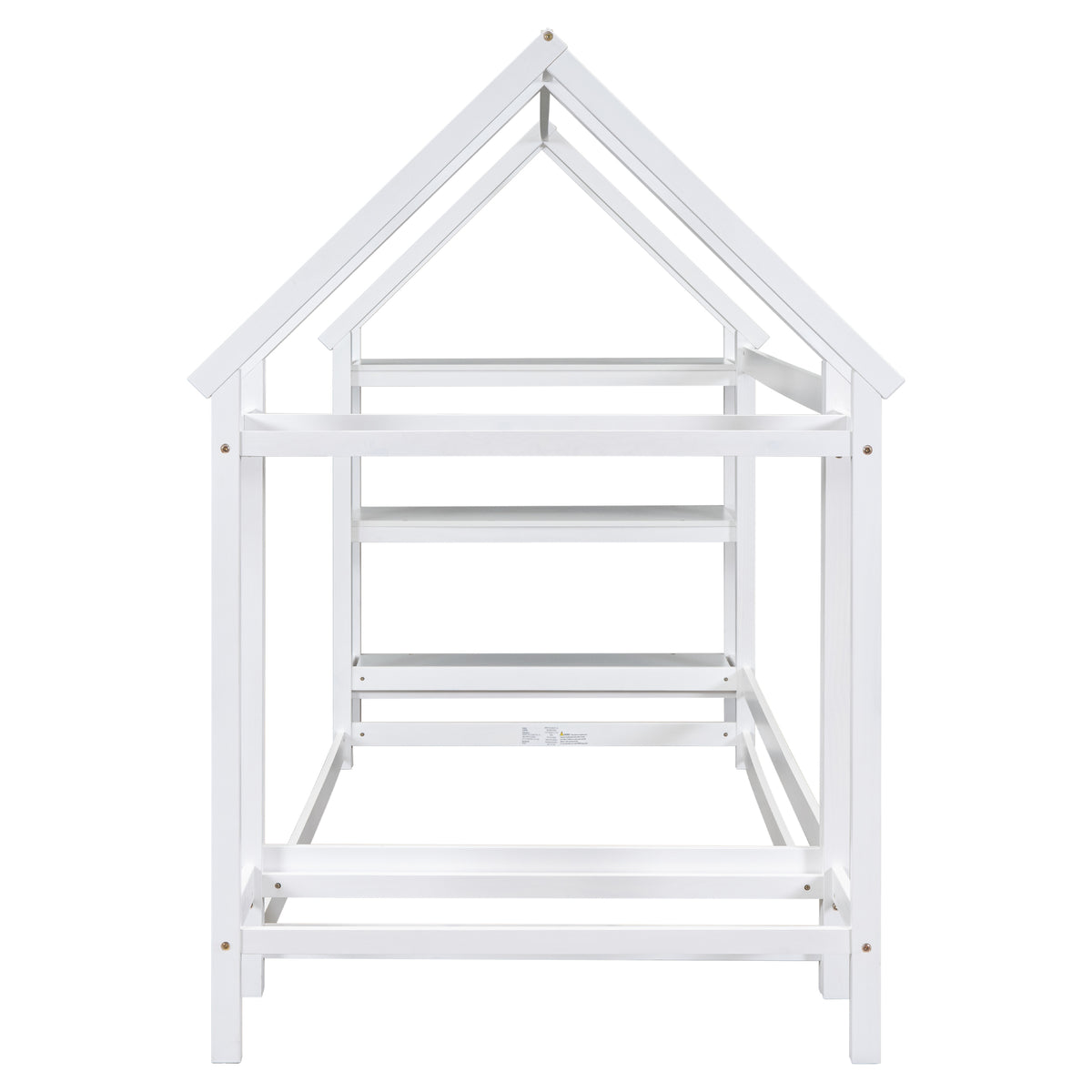 Twin House Bed White