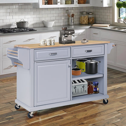 Cambridge Natural Wood Kitchen Island