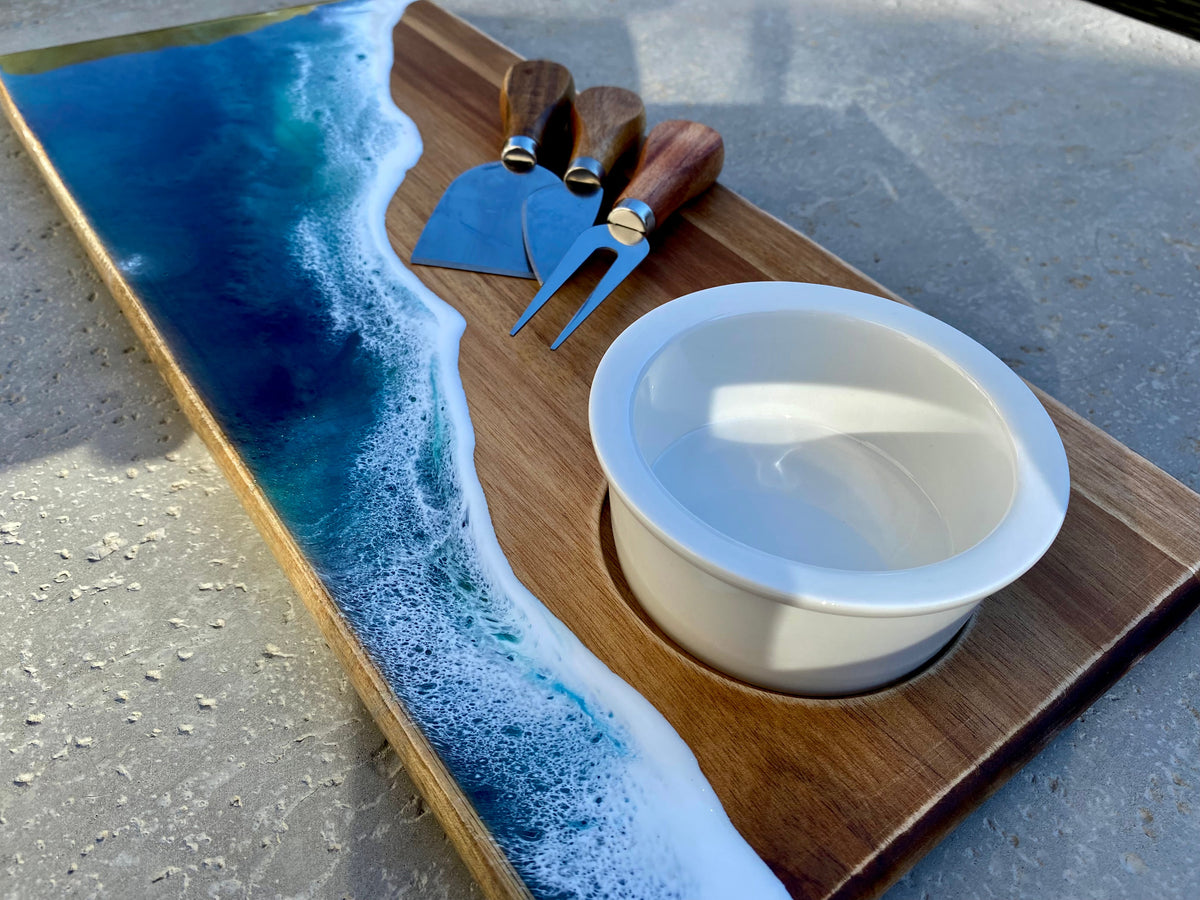 Acadia Charcuterie Board Gift set