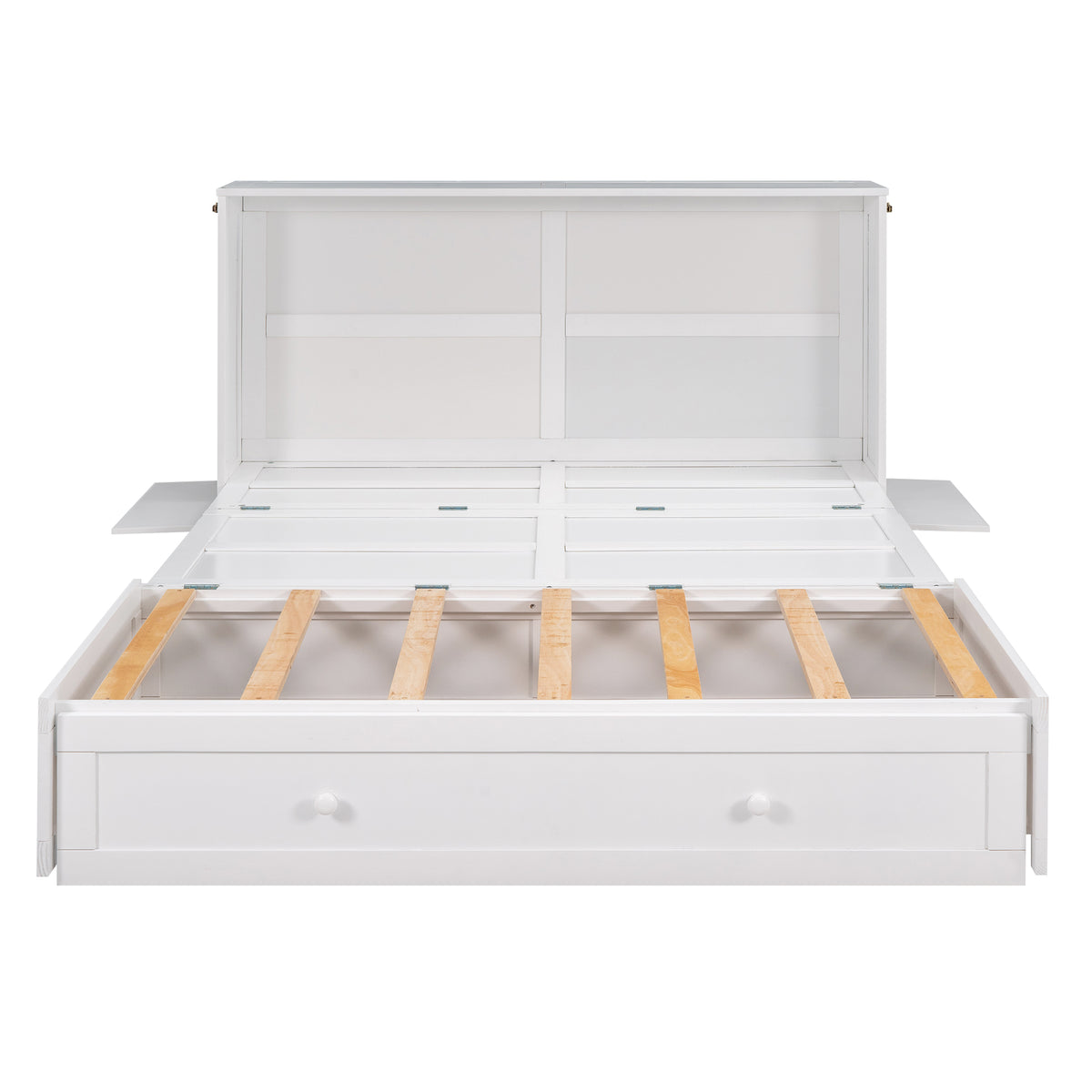 Queen Murphy Bed White