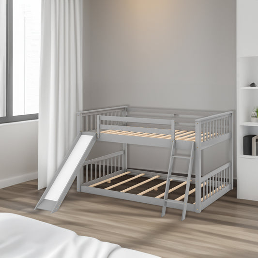 Full Bunk Bed Gray