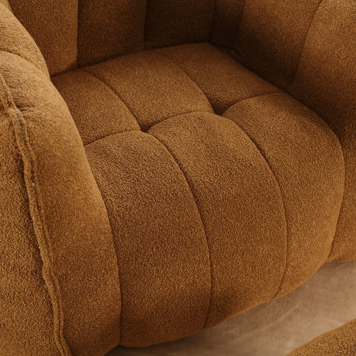 High Resilience Foam Bean Bag Sofa with Footrest