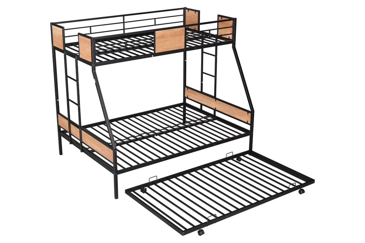 Metal Twin over Full Bunk Bed White