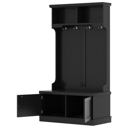 Hall Tree with Storage Bench