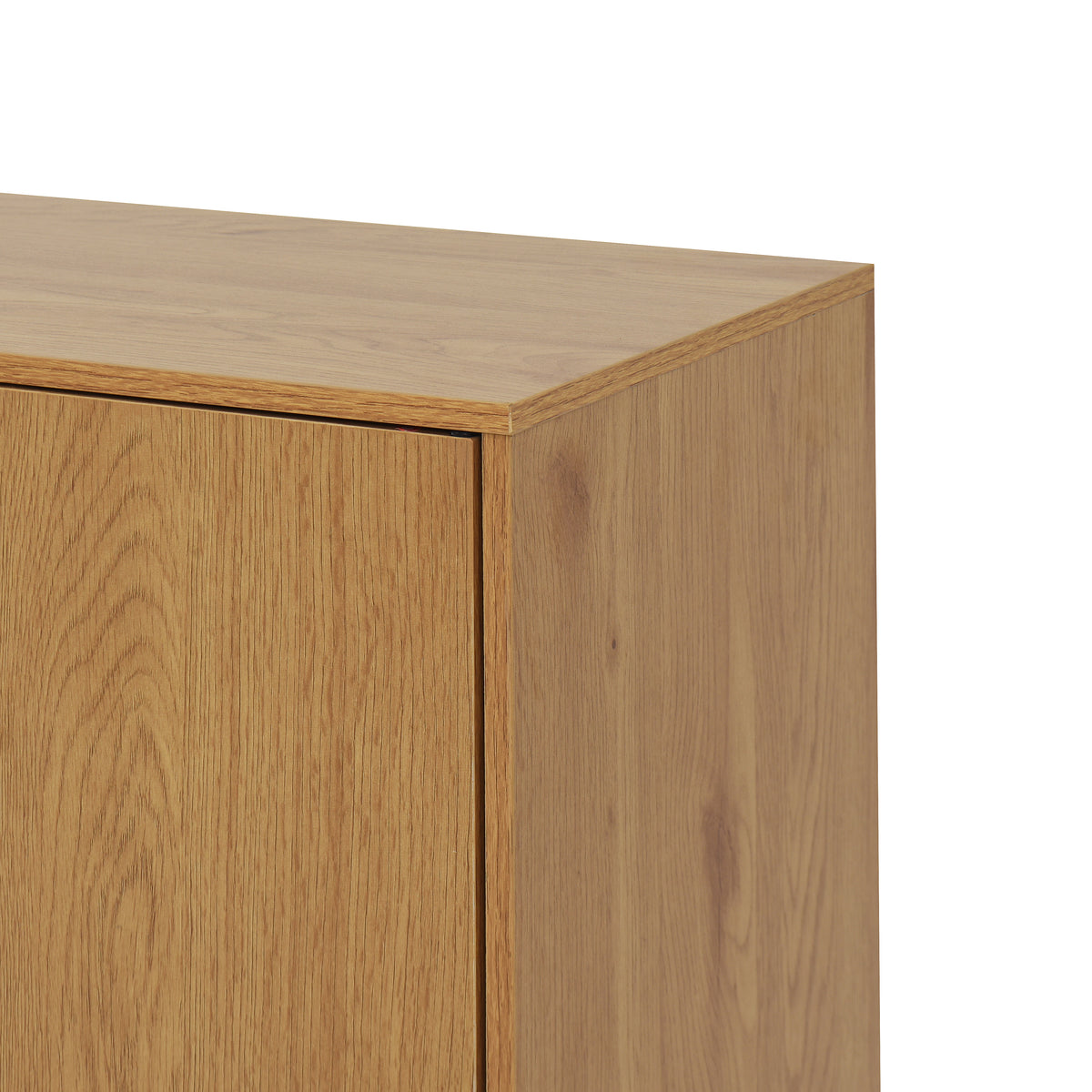 Side Panel Buffet Cabinet with Storage and Double Doors