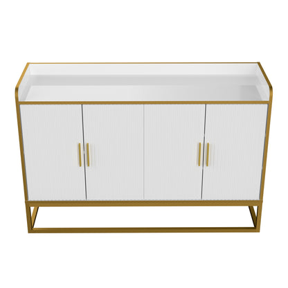 Modern Buffet Cabinet White Gloss