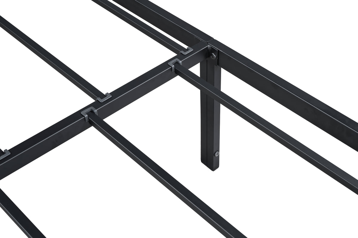 King Size Metal Bed Frame Gray