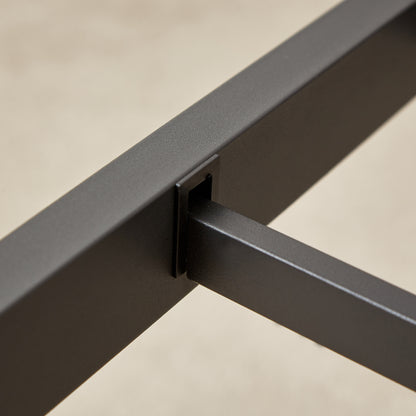 Upholstered Bed Frame with USB Charging Station