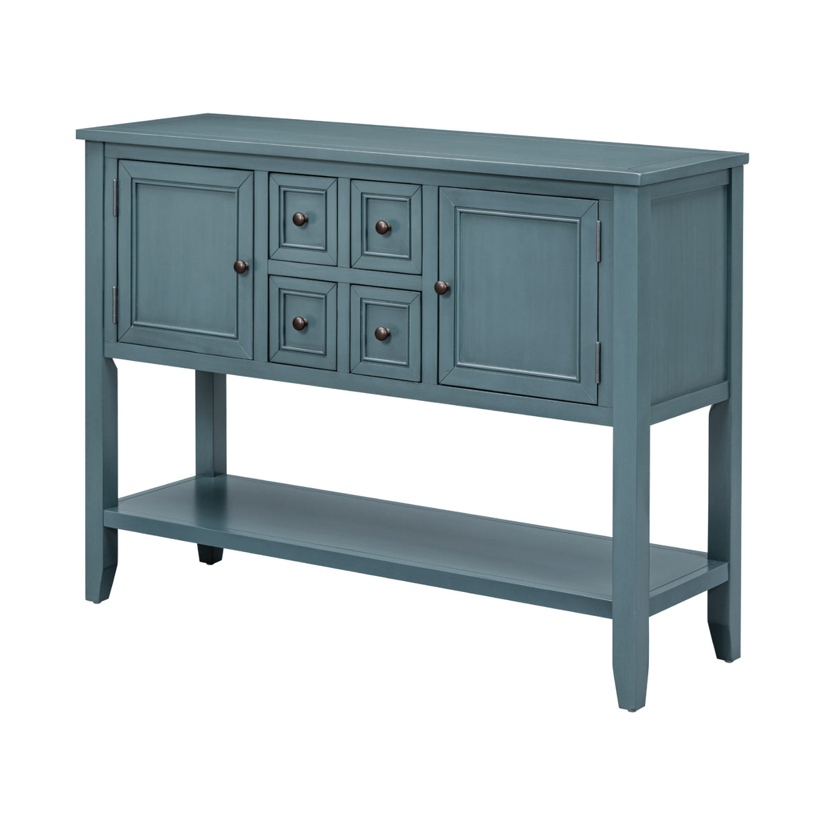 Cambridge Retro Console Desk – 4 Drawers