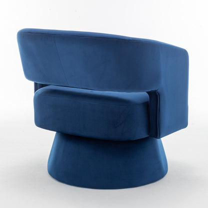 Velvet Swivel Club Chair