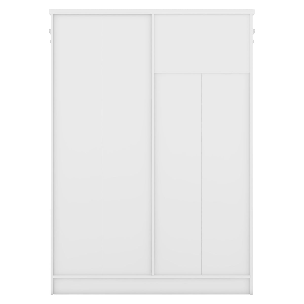 Hall Tree Storage Cabinet White