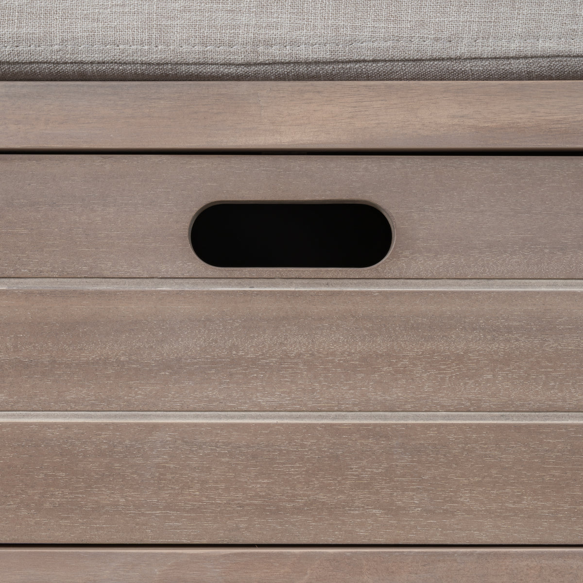 Storage Bench White Washed