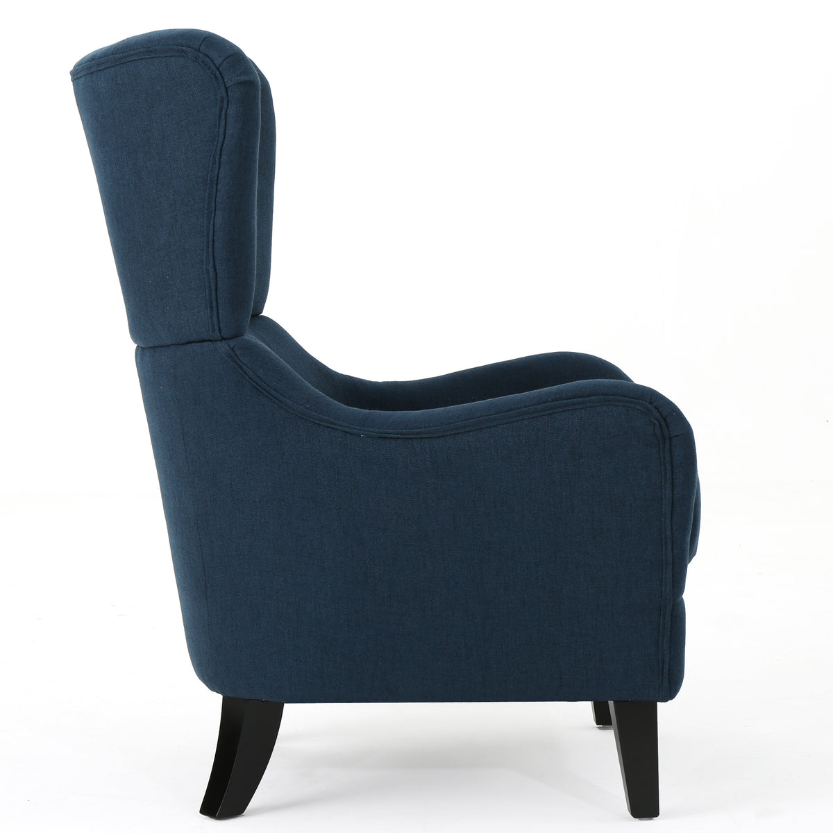 Hi-Back Quentin Sofa Chair Beige Linen