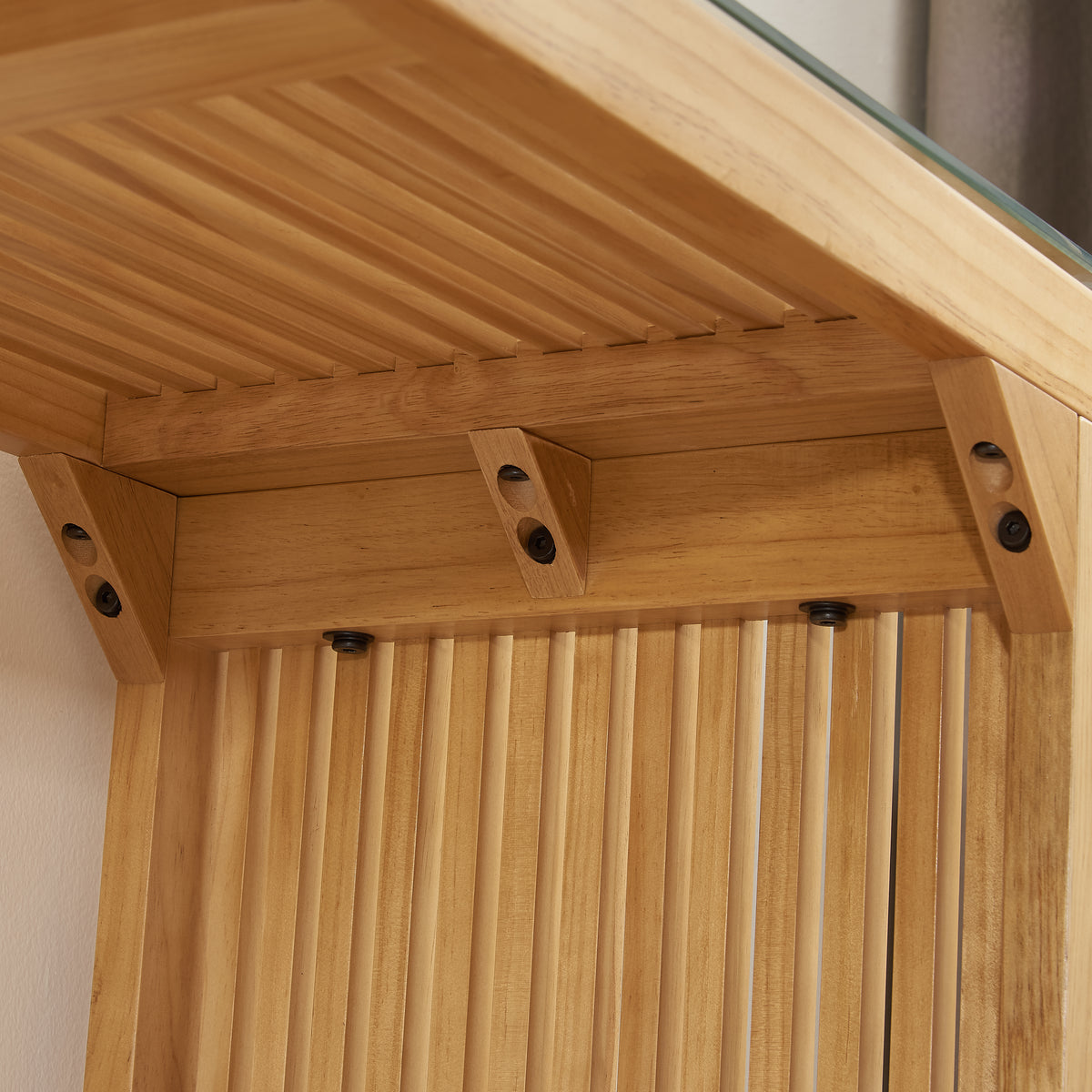 Pine Wood Dining Bench Natural Finish
