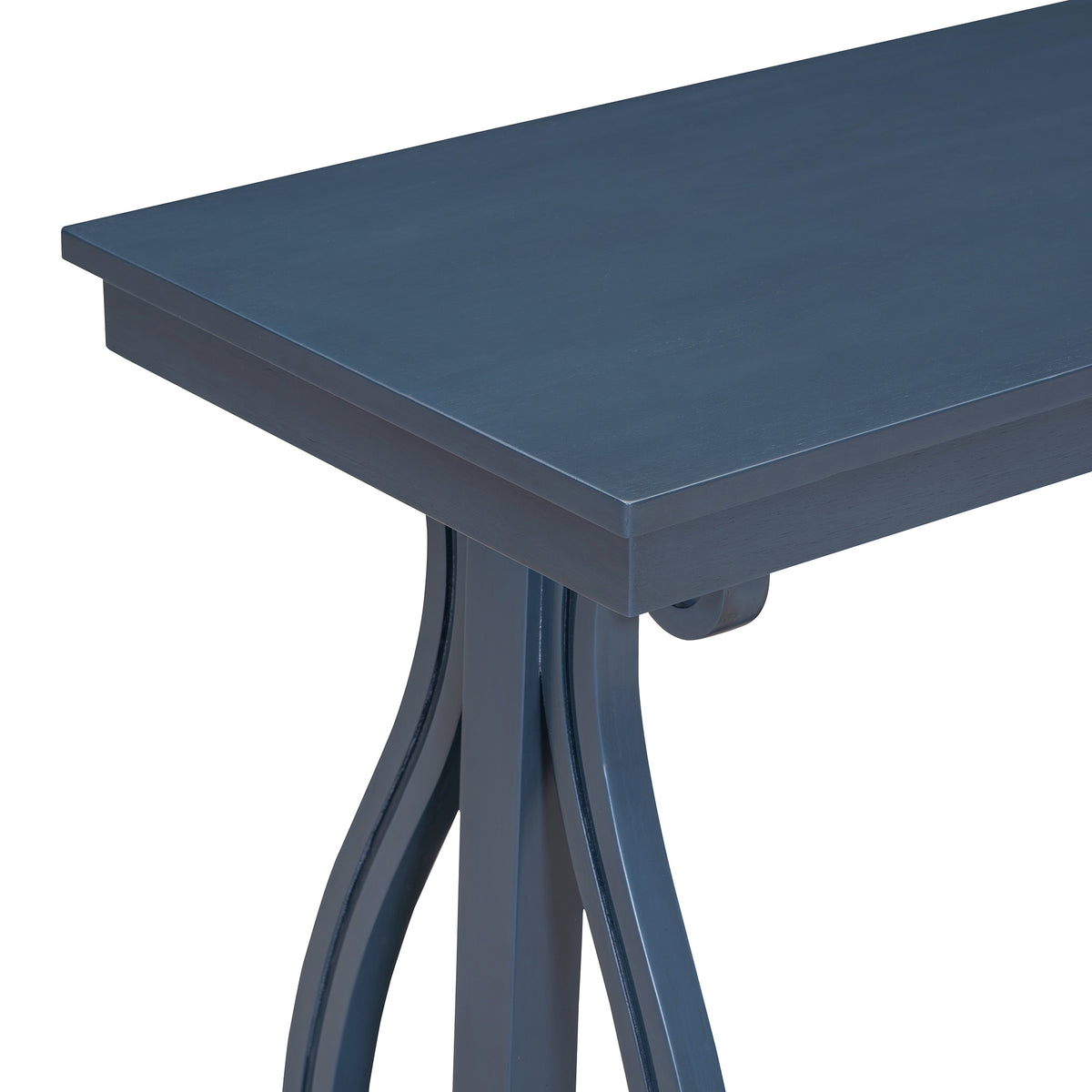 Rustic Console Table 48-Inch Navy Finish