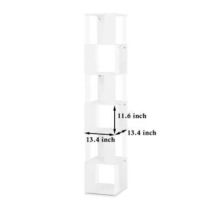 Rotating Acrylic Bookshelf Organizer