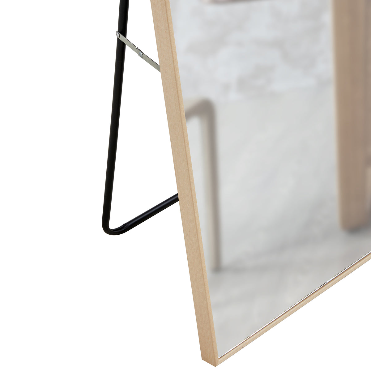 Solid Oak Vanity Mirror Set (3 pcs)