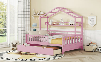 Full House Bed Pink