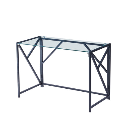 Clear Glass Laptop Desk