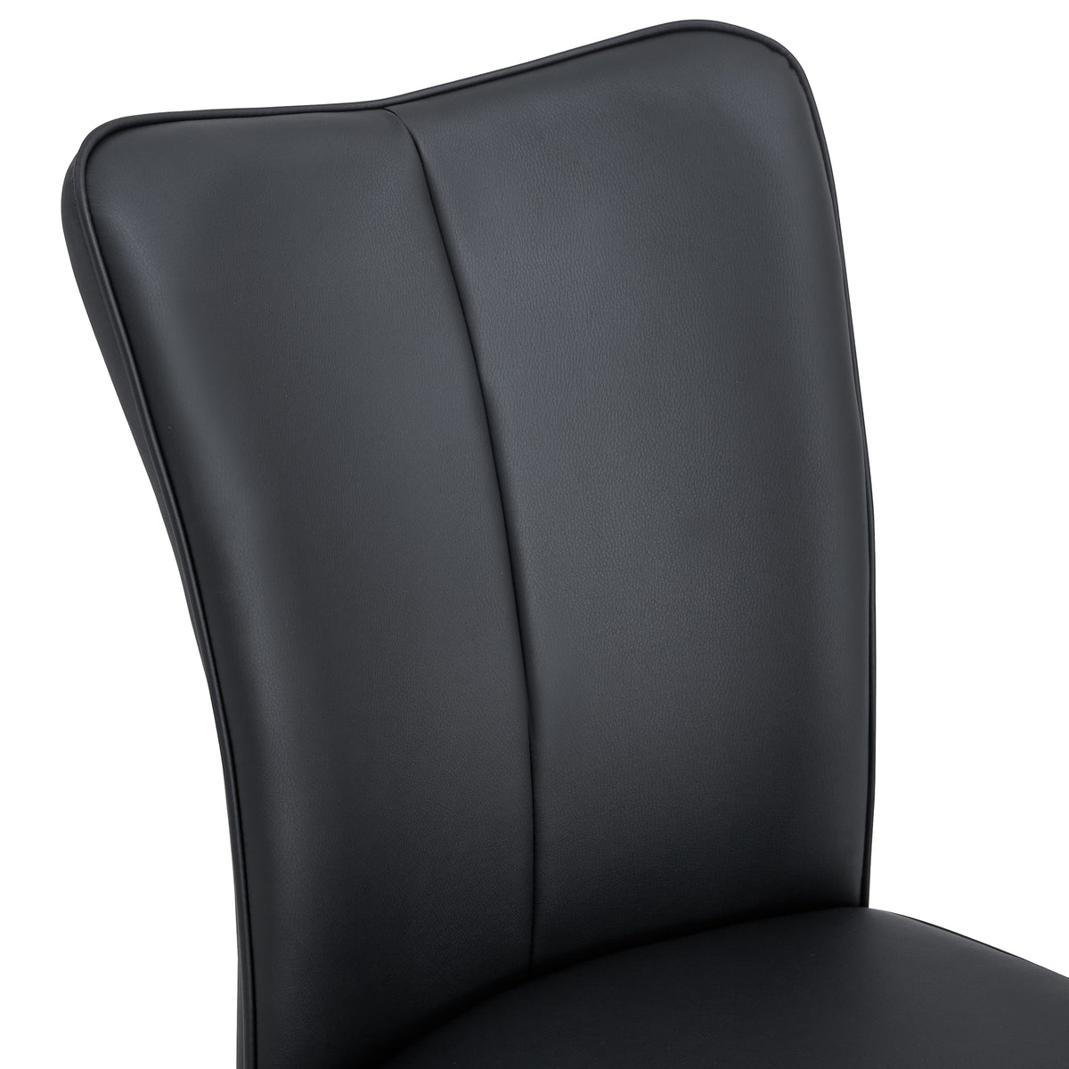 Modern Black Dining Chair Set (2 pcs)