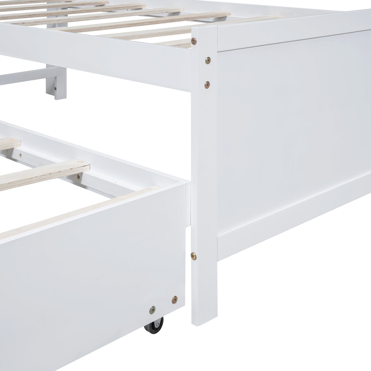 Twin Platform Bed White