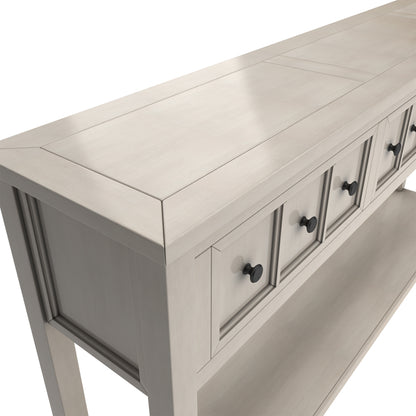 Rustic Entryway Console Table