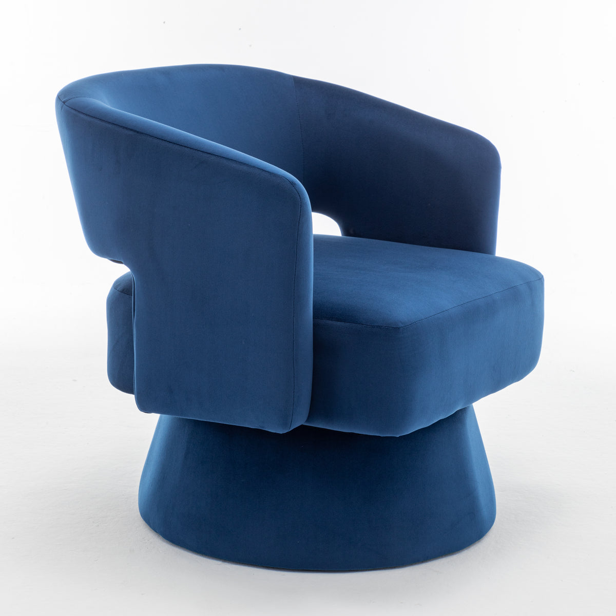Velvet Swivel Club Chair