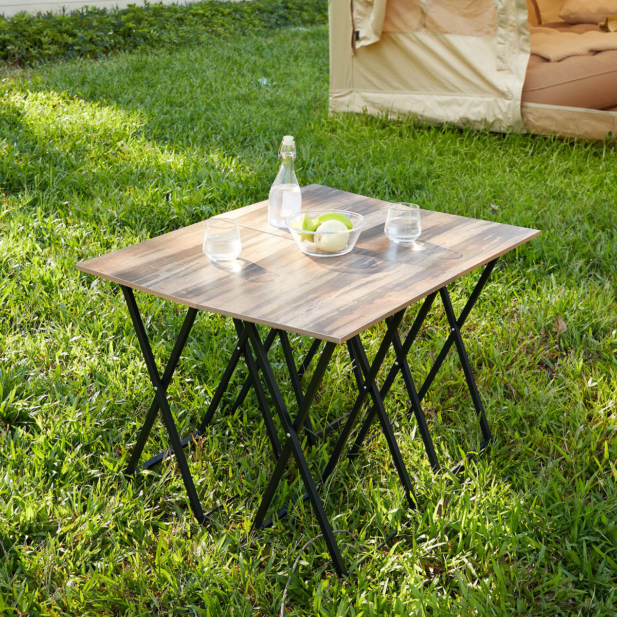 Folding Dining Tray Table Set (4 pcs)