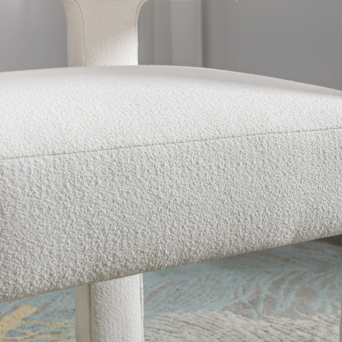Contemporary Accent Chair Beige Upholstery
