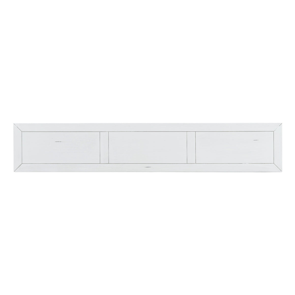 Rustic Entryway Console Table with Drawers Antique White