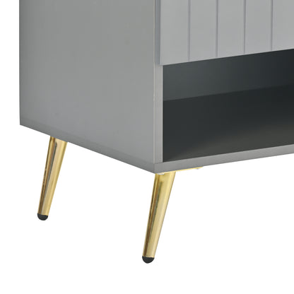 Multi-Layer Shoe Cabinet – Adjustable Matte Wood Edition