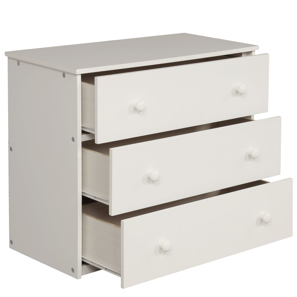 Twin Loft Bed with Desk White