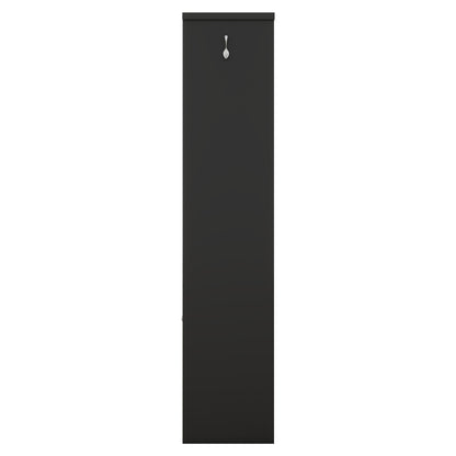 Hall Tree Storage Cabinet Black