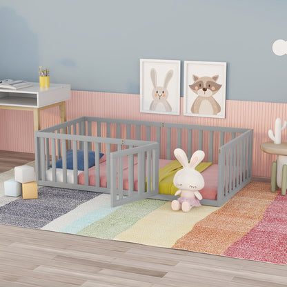 Twin Wood Daybed Gray