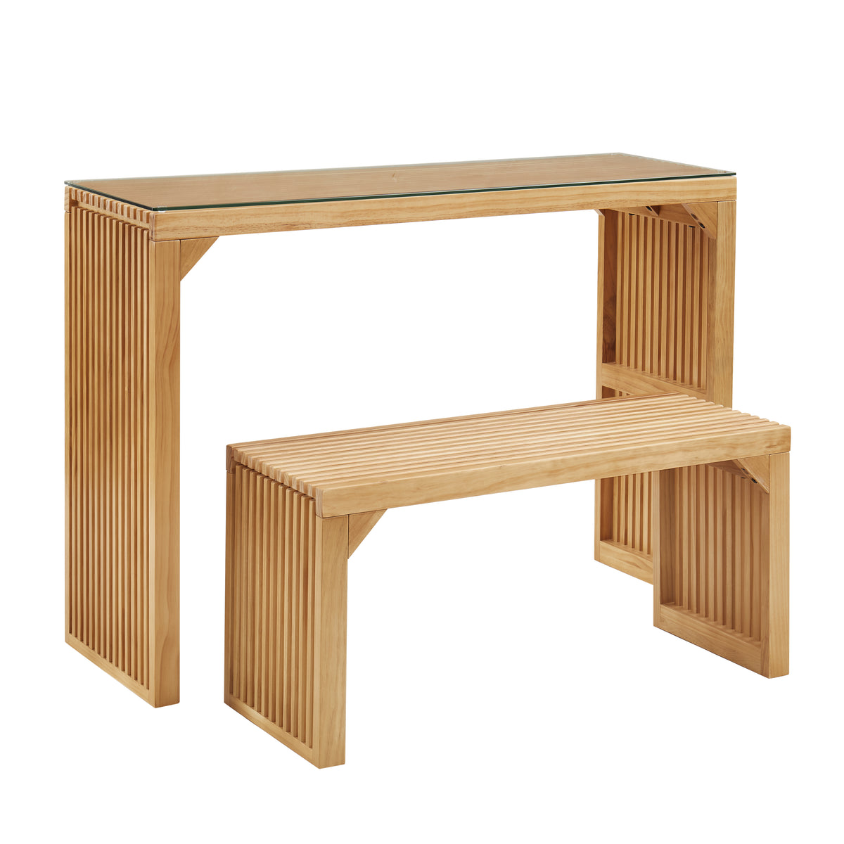 Natural Pine Dining Table Set