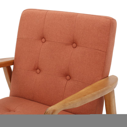 Classic Linen Club Chair – Beige