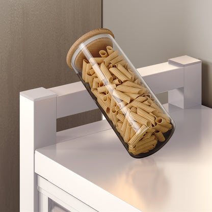 Metal Storage Shelving Unit Black
