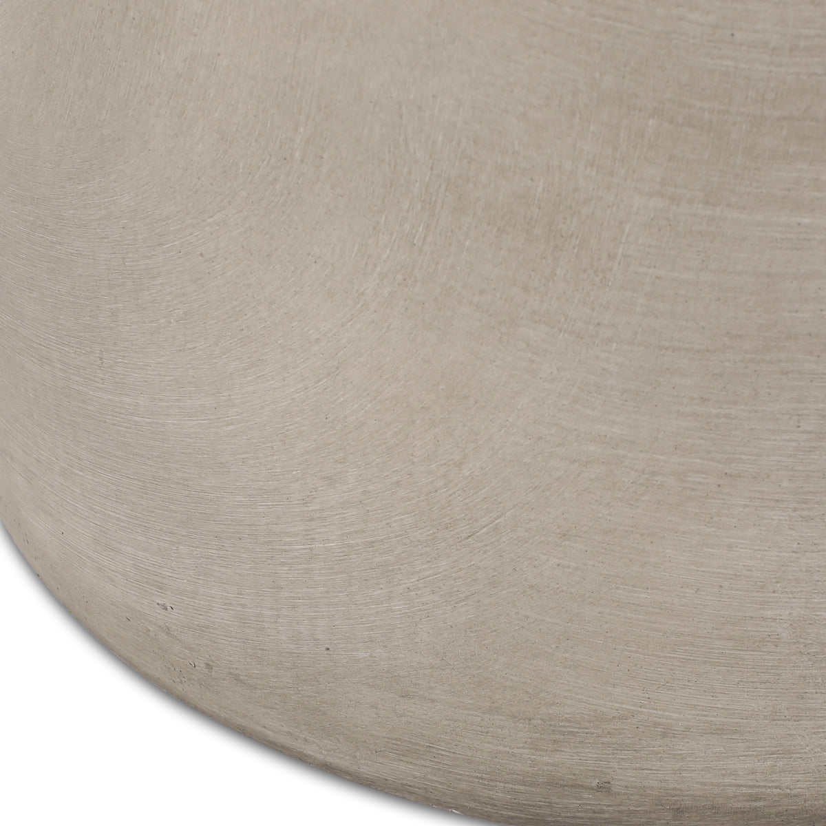 Concrete Accent Side Table – Light Gray