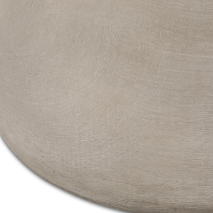 Concrete Accent Side Table – Light Gray