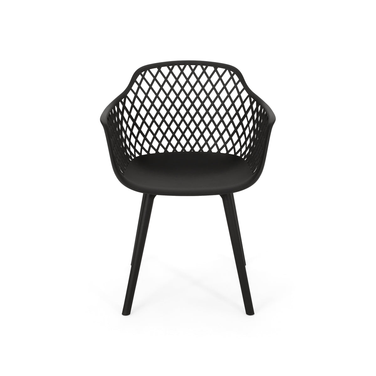 Poppy Fabric Accent Chair Gray