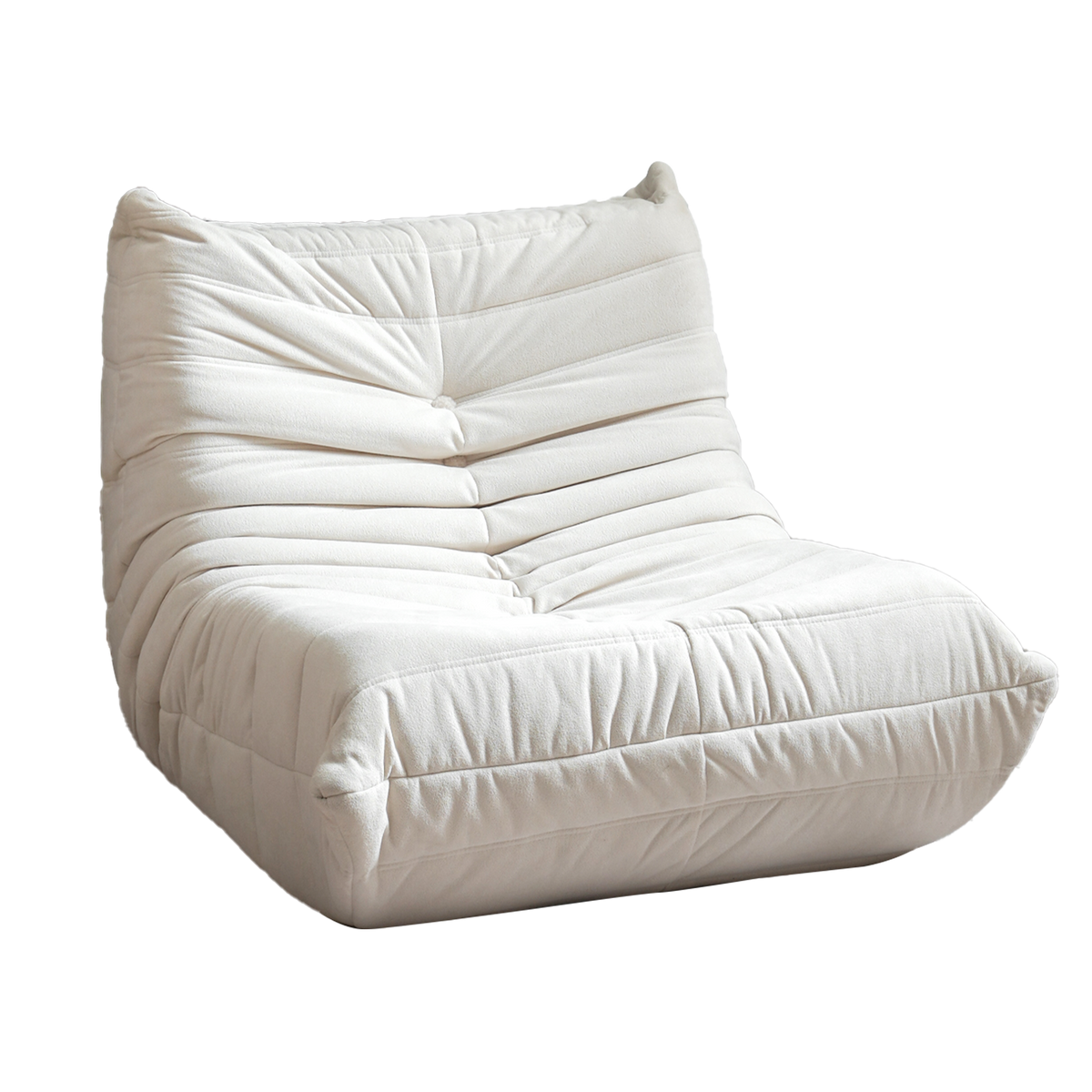 Bean Bag Sofa – Gray Linen