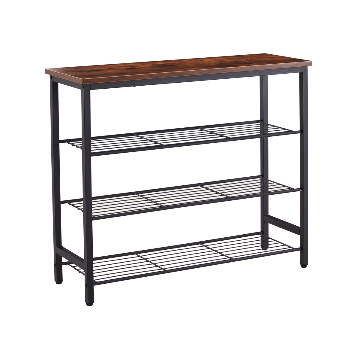 4-Tier Shoe Rack with MDF Top Board