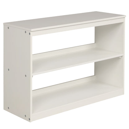 Twin Loft Bed with Desk White