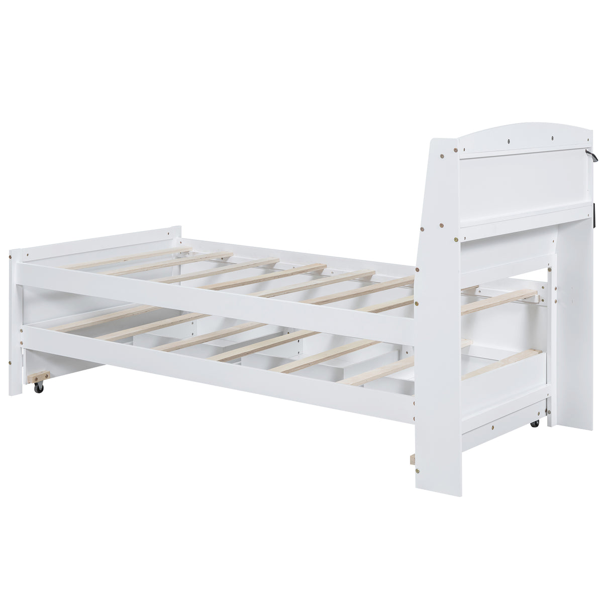 Twin Platform Bed White