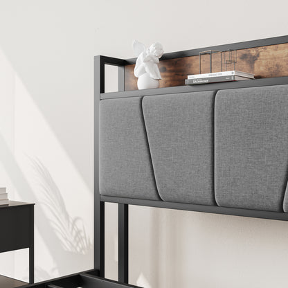 Full Storage Bed Vintage Brown